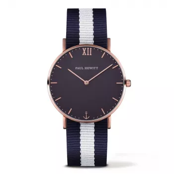 PAUL HEWITT Sailor Line orologio unisex 39 mm oro rosa PHSARSTBNW20S