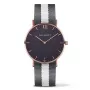 Paul Hewitt Sarsteg Unisex Orologio 39mm Oro rosa Grigio Pelle