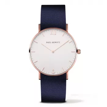 PAUL HEWITT orologio unisex PH-SARSTWN20S 39 mm acciaio inox mesh bicolore argento oro rosa