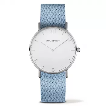 PAUL HEWITT Orologio unisex Sailor Line 39mm acciaio inox mesh argento PH-SA-SSTW26S
