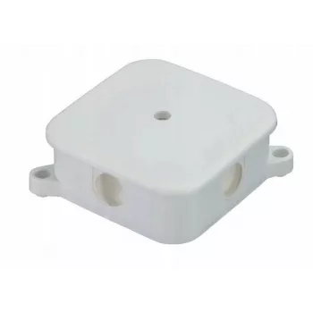 PAWBOL A.0016 Scatola di derivazione da parete P-2, vuota, IP44, bianca