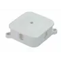 PAWBOL A.0016 Scatola di derivazione da parete P-2, vuota, IP44, bianca