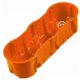 PAWBOL A.0043WPG scatola da incasso tripla profonda 60mm con viti, bianco