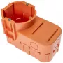 PAWBOL A.0083 scatola di derivazione profonda da incasso per elettronica, diametro 68 mm, arancione