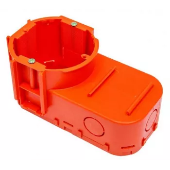 PAWBOL A.0085 Scatola di derivazione da incasso per elettronica, 68 mm, arancione
