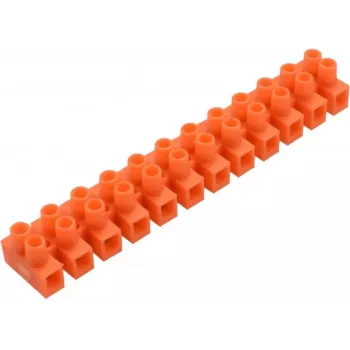 Morsetto a vite PAWBOL E.4031P a 12 poli 2,5mm² 450V 24A poliammide trasparente