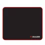 PCBuilder TRACK tappetino mouse piccolo – superficie in tessuto, bordi cuciti anti-sfilacciamento, base in gomma antiscivolo, spessore 3 mm, nero