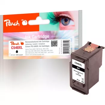 PEACH testina di stampa nero PI100-156 (compatibile con Canon PG-540XLBK)