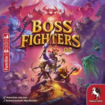 Pegasus Spiele Boss Fighters QR Gioco di carte cooperativo (51270G)