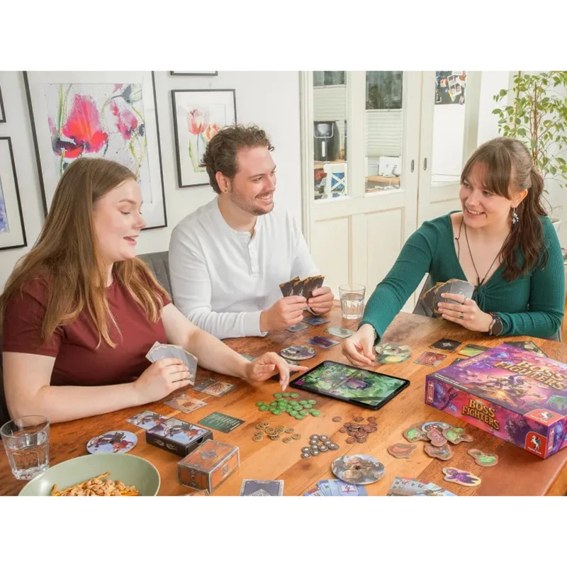 Pegasus Spiele Boss Fighters QR Gioco di carte cooperativo (51270G)
