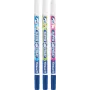 Pelikan 603225 pennarello in feltro medio blu confezione da 3