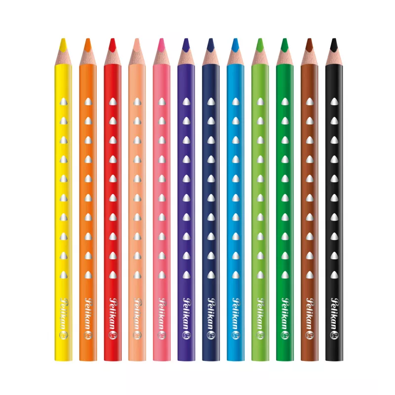 Pelikan 700627 matite colorate - set con 12 colori diversi