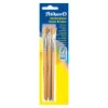 Pelikan 720409 pennello piatto misura 9, argento, 10 pezzi