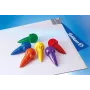 Pelikan 804073 Pastelli a cera set da 6 colori assortiti in scatola di cartone