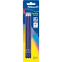 Pelikan 978783 Matita esagonale in grafite 2B, blu, legno certificato FSC, Germania, confezione blister