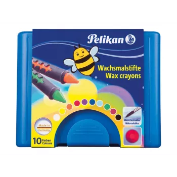 Pelikan K12 pastelli a cera 10 colori in scatola di cartone 723155