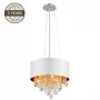 Lampada a sospensione Port 19186P-M 4x40W E14 cromo