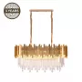 Lampada a sospensione SANNA 8XE14 nero