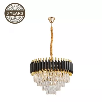 Lampada a sospensione LANNA 2200091L 6xE14 nera