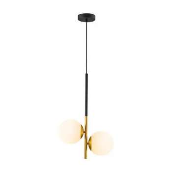 Lampada a sospensione Raile 2xE27 oro