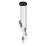 Lampada a sospensione Montefino 97368 5x60W E27 cromo/bianco