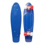 Penny Cruiser 27 blu rosso ruote bianche