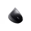 Perixx PERIMICE-713 mouse verticale ergonomico wireless, per destrimani, ottico, 2000 DPI, 2,4 GHz, ricevitore nano, nero