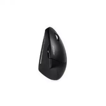 Perixx PERIMICE-713 mouse verticale ergonomico wireless, per destrimani, ottico, 2000 DPI, 2,4 GHz, ricevitore nano, nero