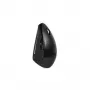 Perixx PERIMICE-713 mouse verticale ergonomico wireless, per destrimani, ottico, 2000 DPI, 2,4 GHz, ricevitore nano, nero