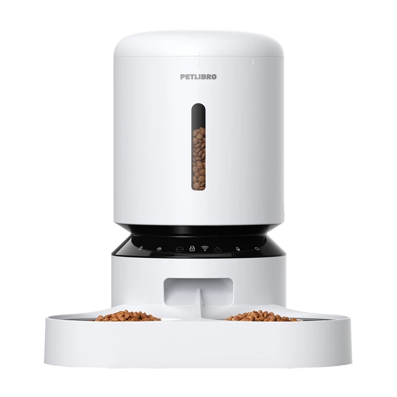 PETLIBRO Granary Ciotola per cibo con doppia ciotola, WiFi, 5L, bianco
