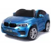 PETMEX Auto a batteria per bambini BMW X6M blu verniciata