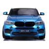 PETMEX Auto a batteria per bambini BMW X6M blu verniciata