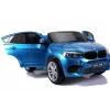 PETMEX Auto a batteria per bambini BMW X6M blu verniciata
