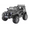 PETMEX Jeep a batteria HP012 per bambini con luci LED e MP3, nero
