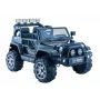 PETMEX Jeep a batteria HP012 per bambini con luci LED e MP3, nero