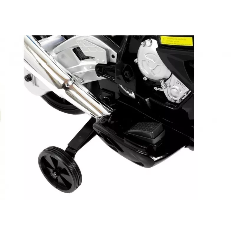 Moto per bambini a batteria PETMEX BMW S1000RR nera triciclo