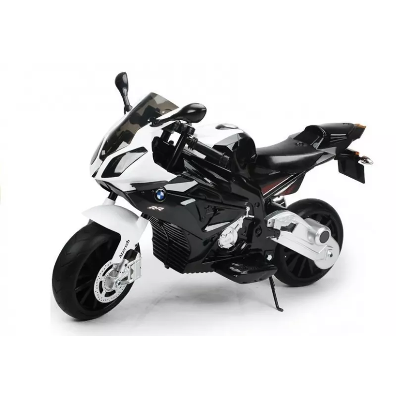 Moto per bambini a batteria PETMEX BMW S1000RR nera triciclo