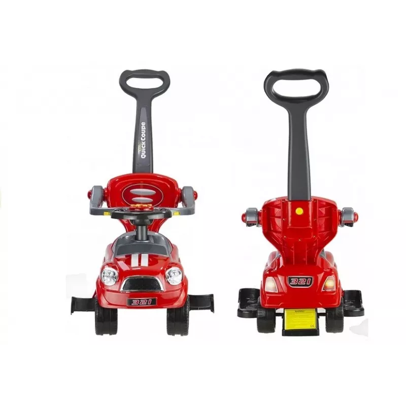 PETMEX ride on con guida rosso