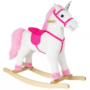 Cavallo a dondolo PETMEX Unicorno Bianco 74cm 2252
