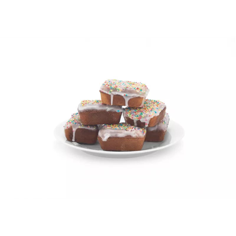 Petra PT5921DEKF Cake Maker – 7 mini torte/cupcake/ciambelle, 700W, antiaderente, nero