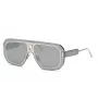 PHILIPP PLEIN MAN SPP050-99579X occhiali da sole nero acetato lente grigia 57mm