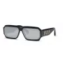 PHILIPP PLEIN MAN SPP150-670703 Occhiali da sole rettangolari montatura nera lenti grigie 67/11/145 mm
