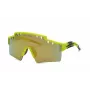 PHILIPP PLEIN MAN occhiali da sole SSP001-991KCX oversized shield nero grigio UV400