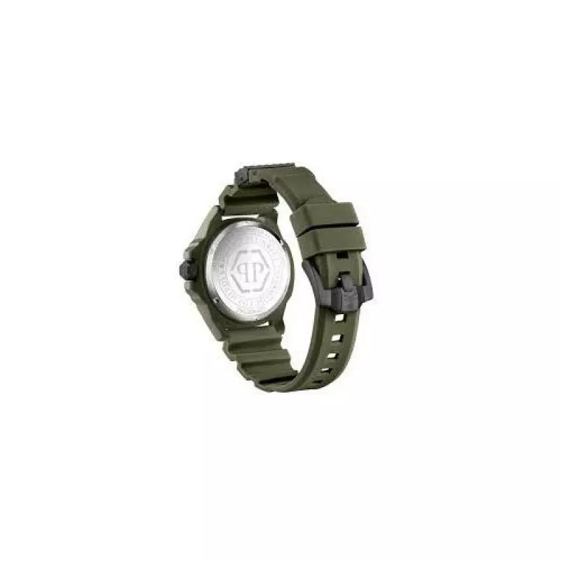 Philipp Plein orologio automatico scheletrato uomo PWUBA0423 44mm silicone nero