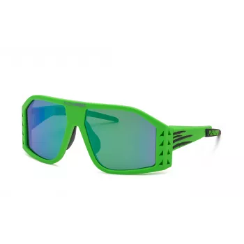 Philipp Plein Occhiali da sole da uomo SSP002-6195GV pilot/aviator nero acetato grigio sfumato UV400