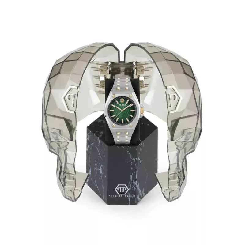 Philipp Plein Orologio uomo PWPMA0224 43mm quadrante nero cinturino in silicone