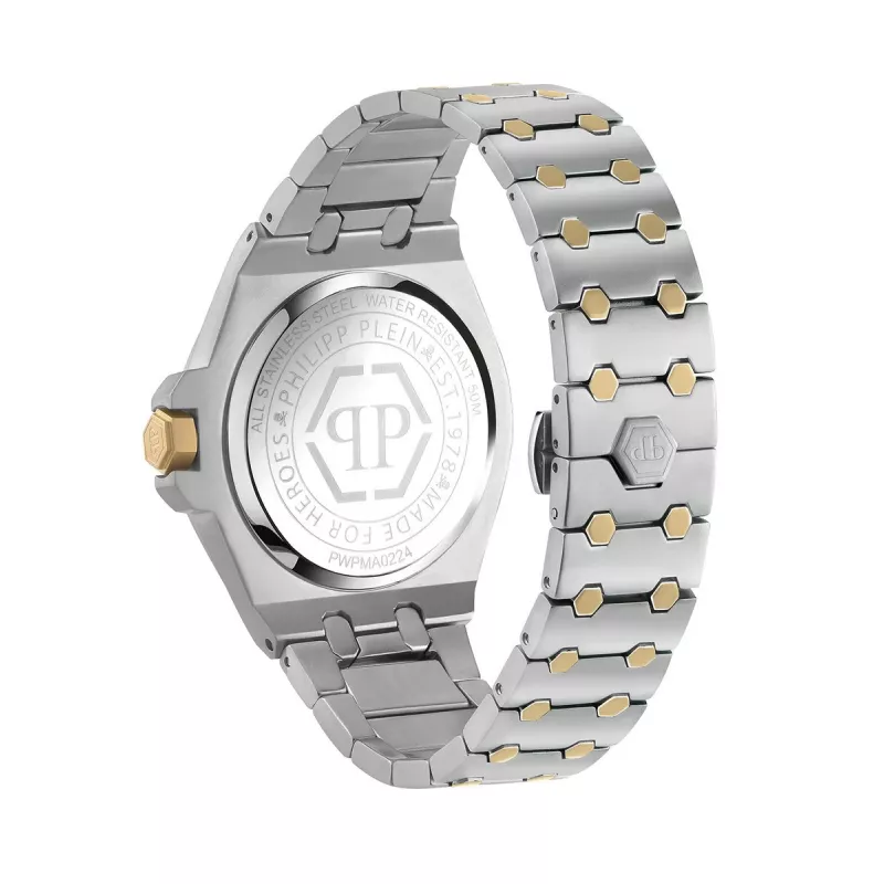 Philipp Plein Orologio uomo PWPMA0224 43mm quadrante nero cinturino in silicone