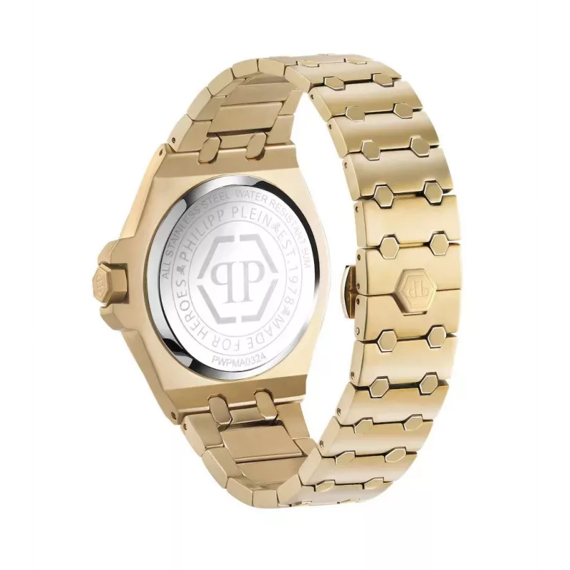 Philipp Plein orologio da uomo PWPMA0324 43mm quadrante scheletrato nero cinturino in silicone