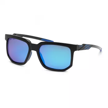 Philipp Plein Sport Occhiali da sole rettangolari da uomo SSP011-56Z42Z - montatura nera lenti grigie 56/18/135 mm