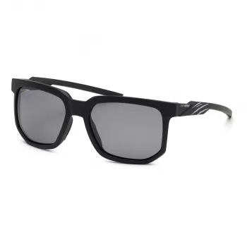 PHILIPP PLEIN SPORT Occhiali da sole da uomo SSP011-56U28P polarizzati - montatura in acetato nera, lenti grigie